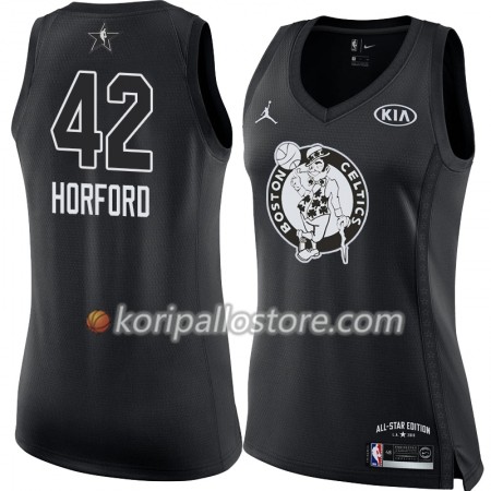 Boston Celtics Al Horford 42 2018 All Star Jordan Brand Musta Pelipaidat Swingman - Nainen